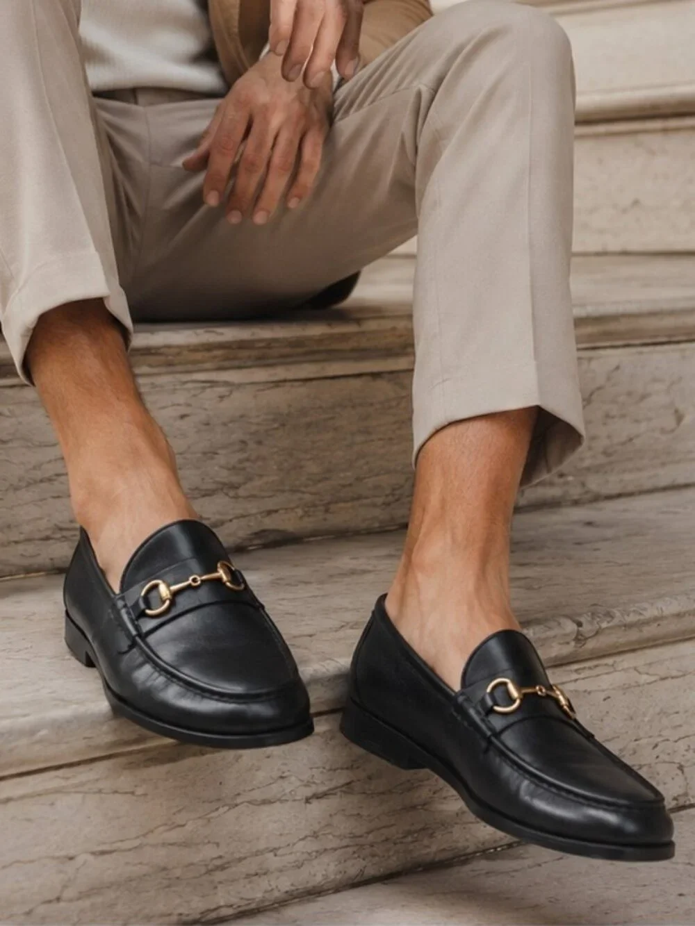 Carmina Shoemaker 80746 XIM Black Horsebit Loafers UK 11.5/US 12.5